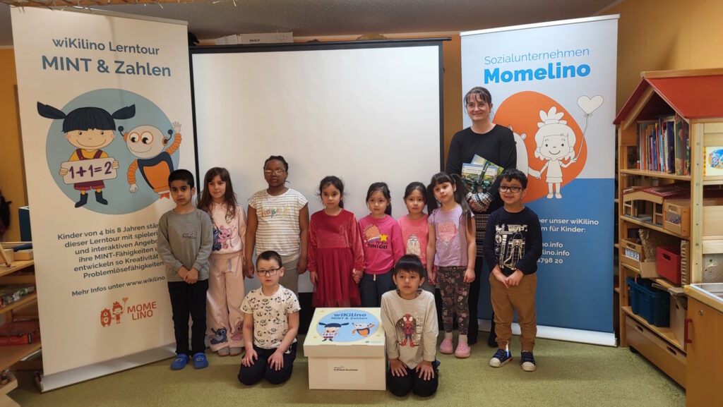 Momelino: Kinder bei der neuen Lerntour im Landkreis G&ouml;rlitz, die MINT-F&auml;higkeiten spielerisch f&ouml;rdern.