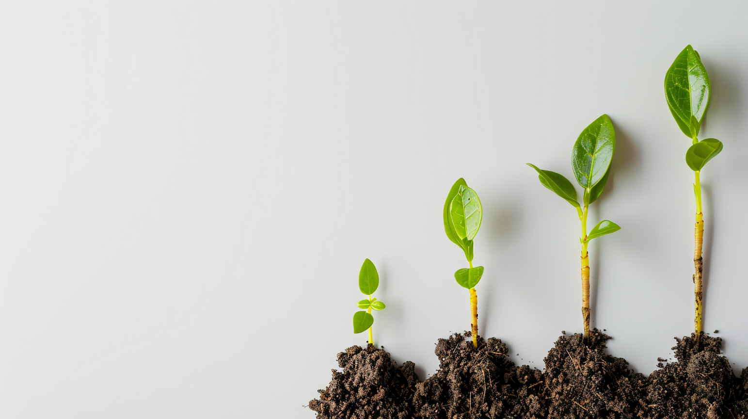Momelino: Wachstum von Pflanzen als Symbol f&uuml;r soziale Unternehmensgr&uuml;ndungen wie Momelino, die nachhaltige Entwicklung f&ouml;rdern.